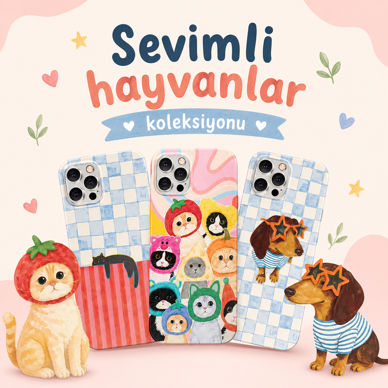 Sevimli hayvanlar koleksiyonu