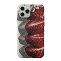 Strawberry Desenli Şeffaf Telefon Kılıfı