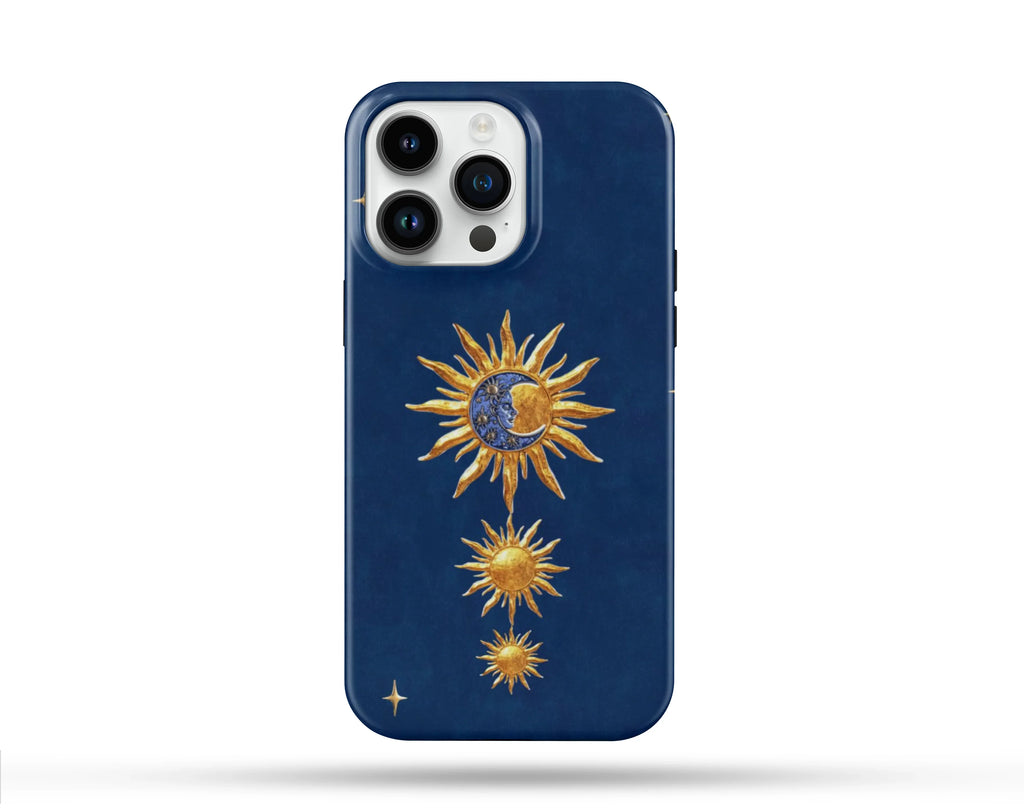 Sun Desenli İçi Kadifeli Telefon Kılıfı N130
