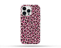 Pembe Leopar Desenli İçi Kadifeli Telefon Kılıfı N158
