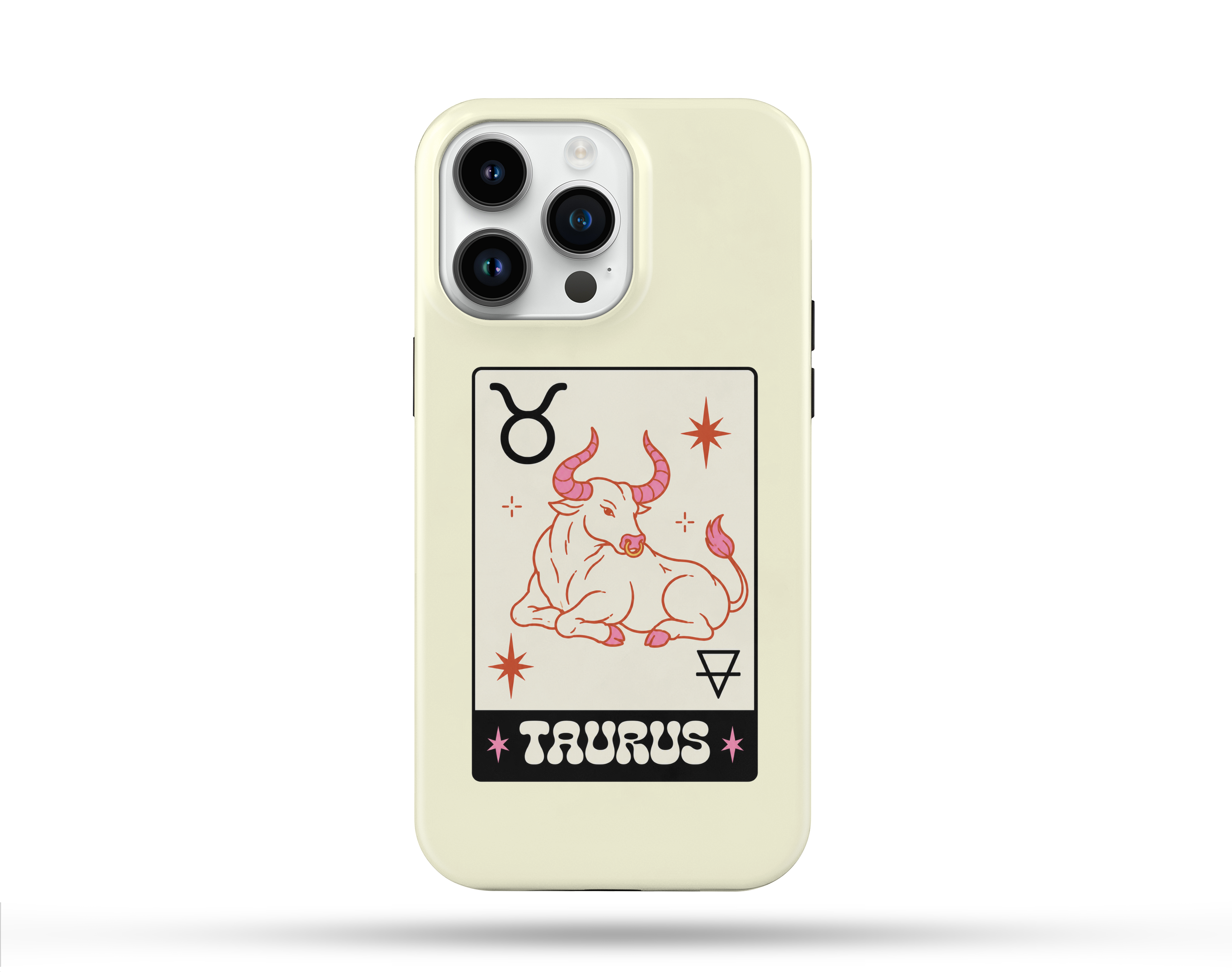 Boğa Burcu Desenli İçi Kadifeli Telefon Kılıfı B6