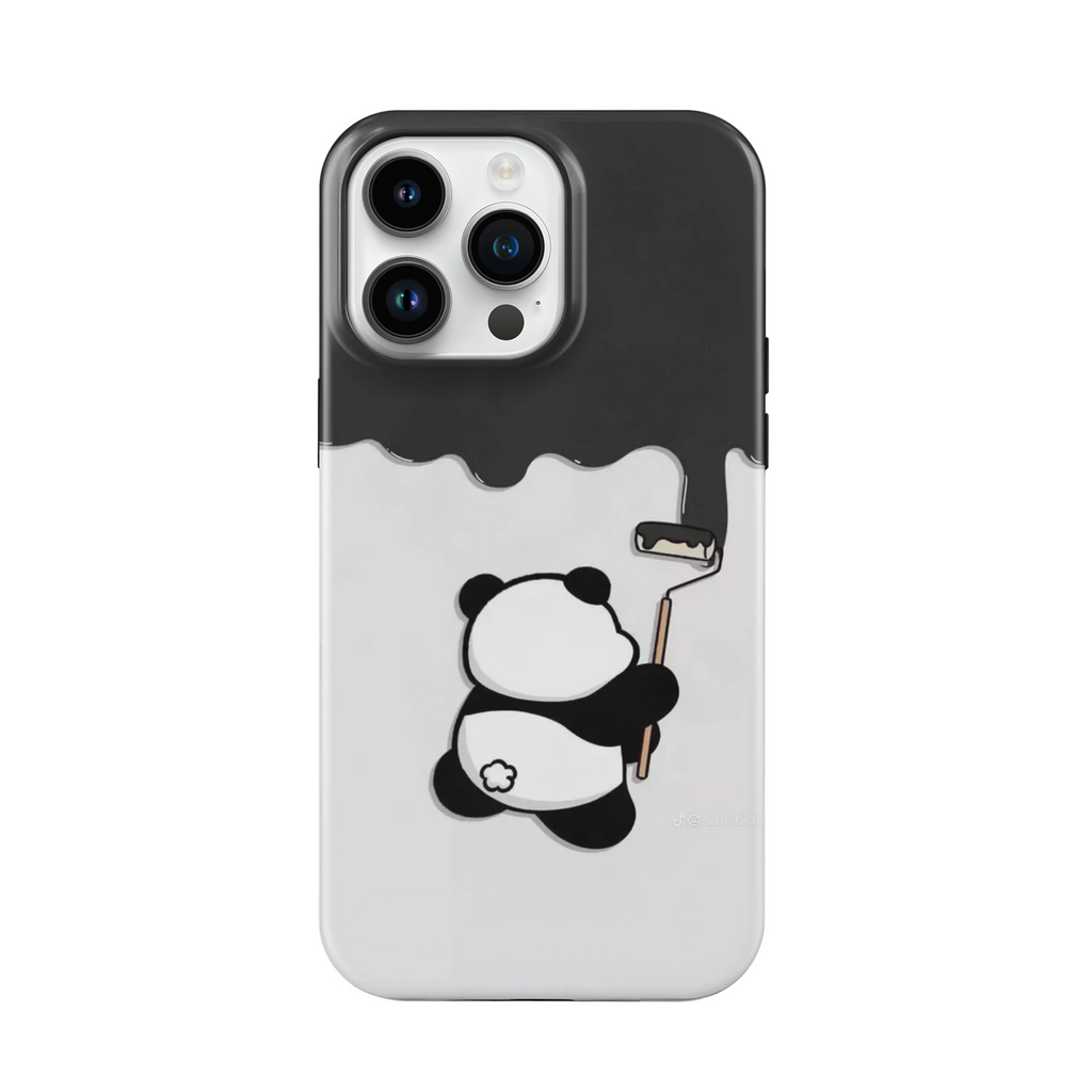 Panda Desenli İçi Kadifeli Telefon Kılıf C12