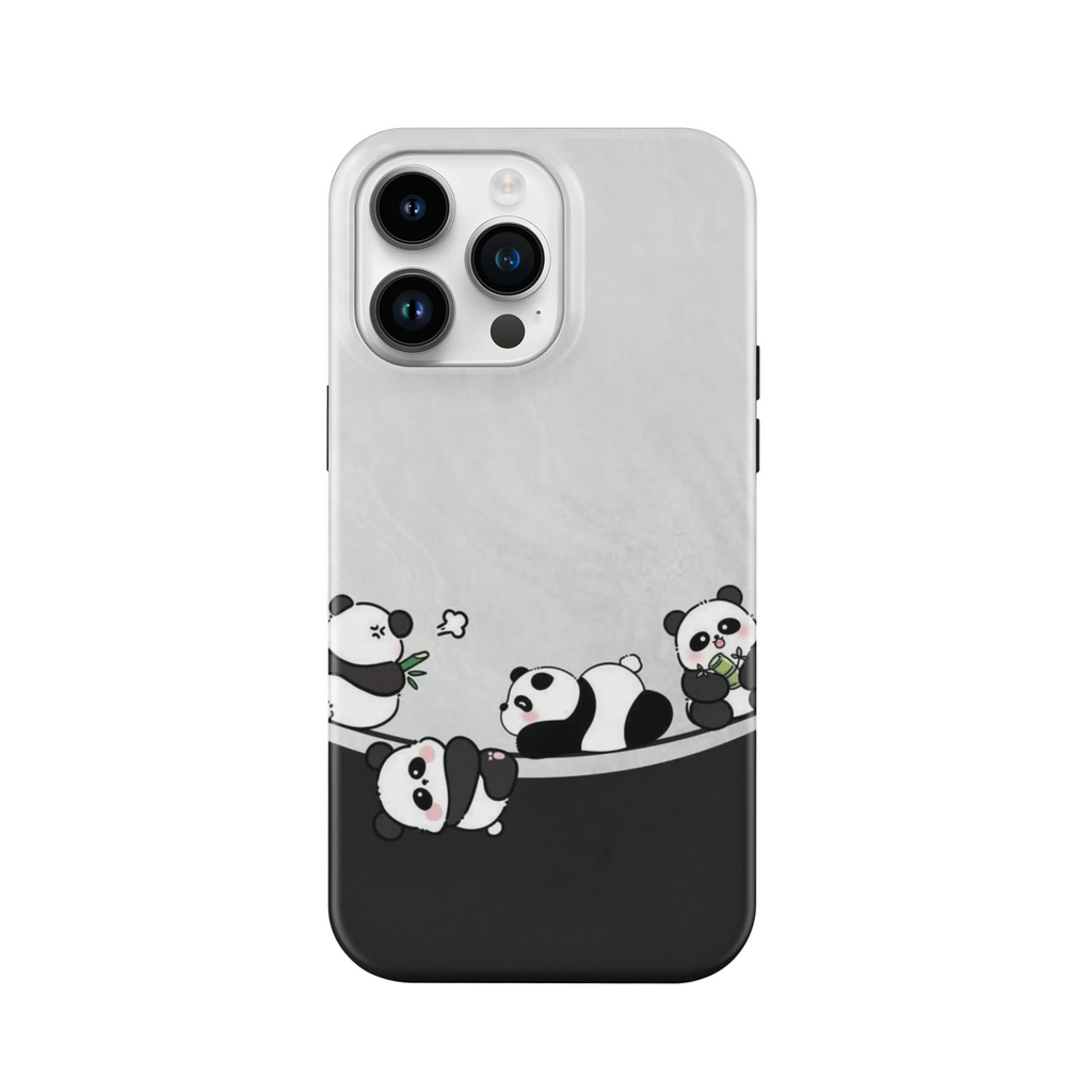Panda's Desenli İçi Kadifeli Telefon Kılıf C13