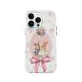 Rabbit Flowers Desenli İçi Kadifeli Telefon Kılıfı C4