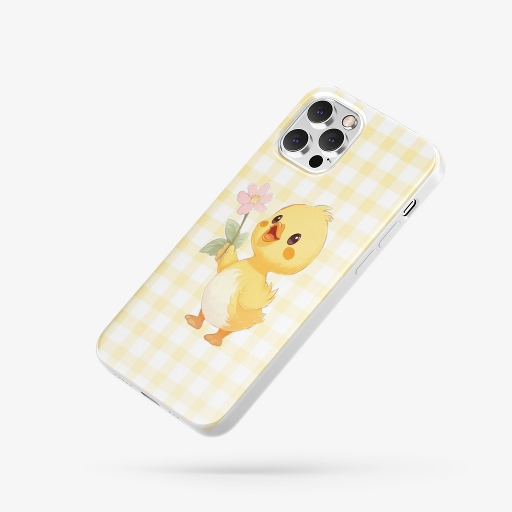 Chick Desenli İçi Kadifeli Telefon Kılıfı C7