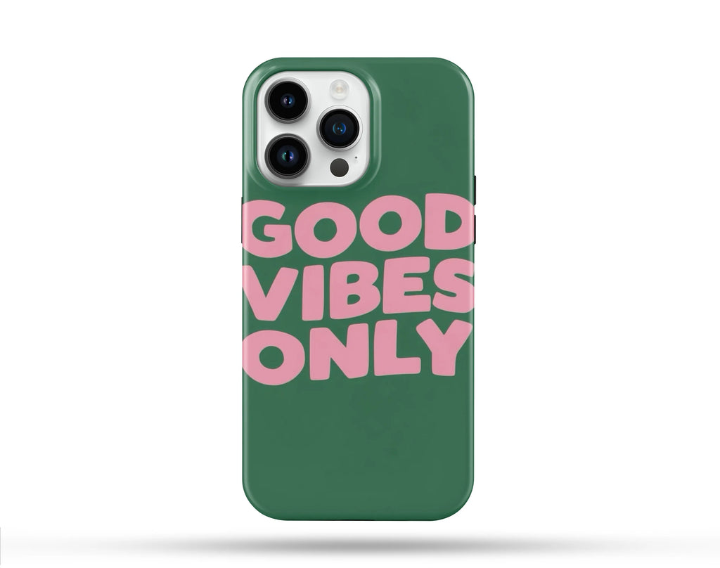 Good Vibes Only Desenli İçi Kadifeli Telefon Kılıfı N12