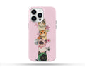 Star Cat Desenli İçi Kadifeli Telefon Kılıfı N126