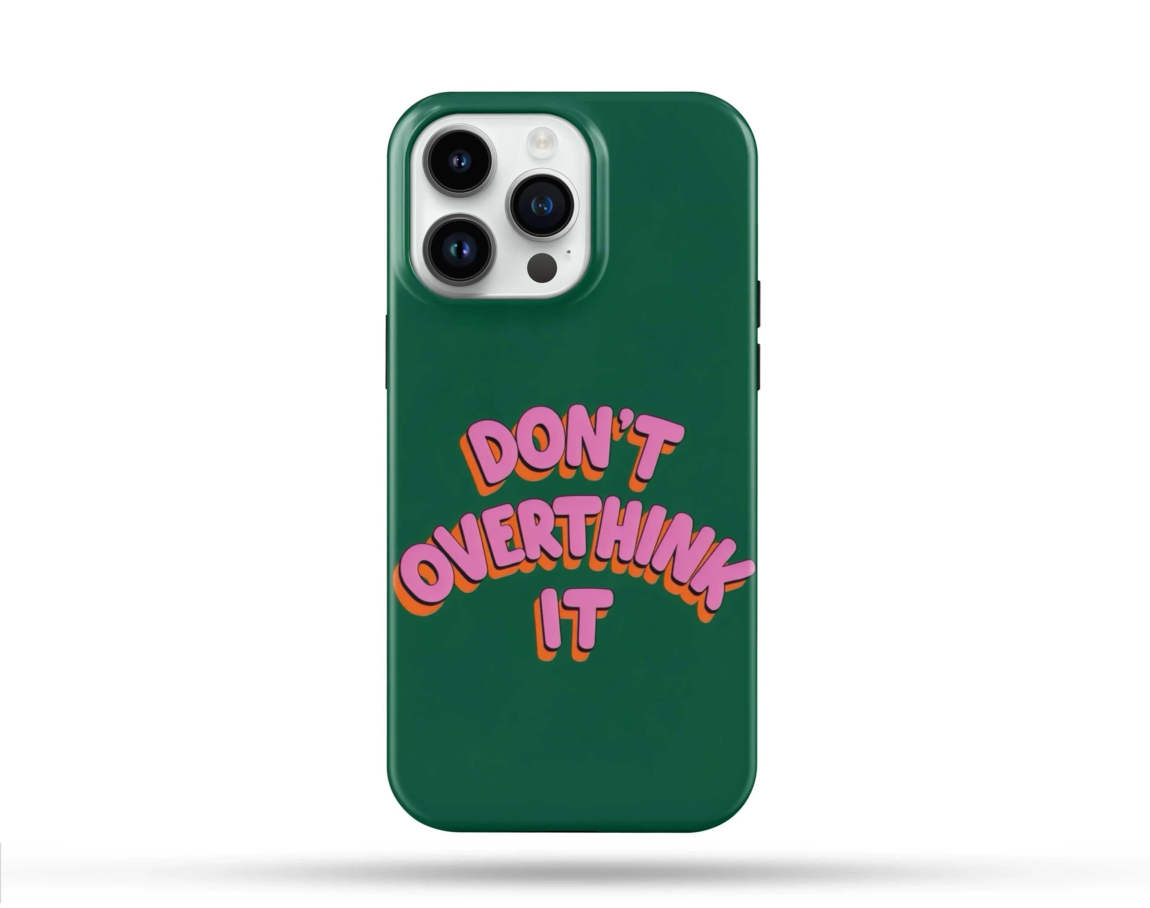 Overthink Desenli İçi Kadifeli Telefon Kılıfı N16