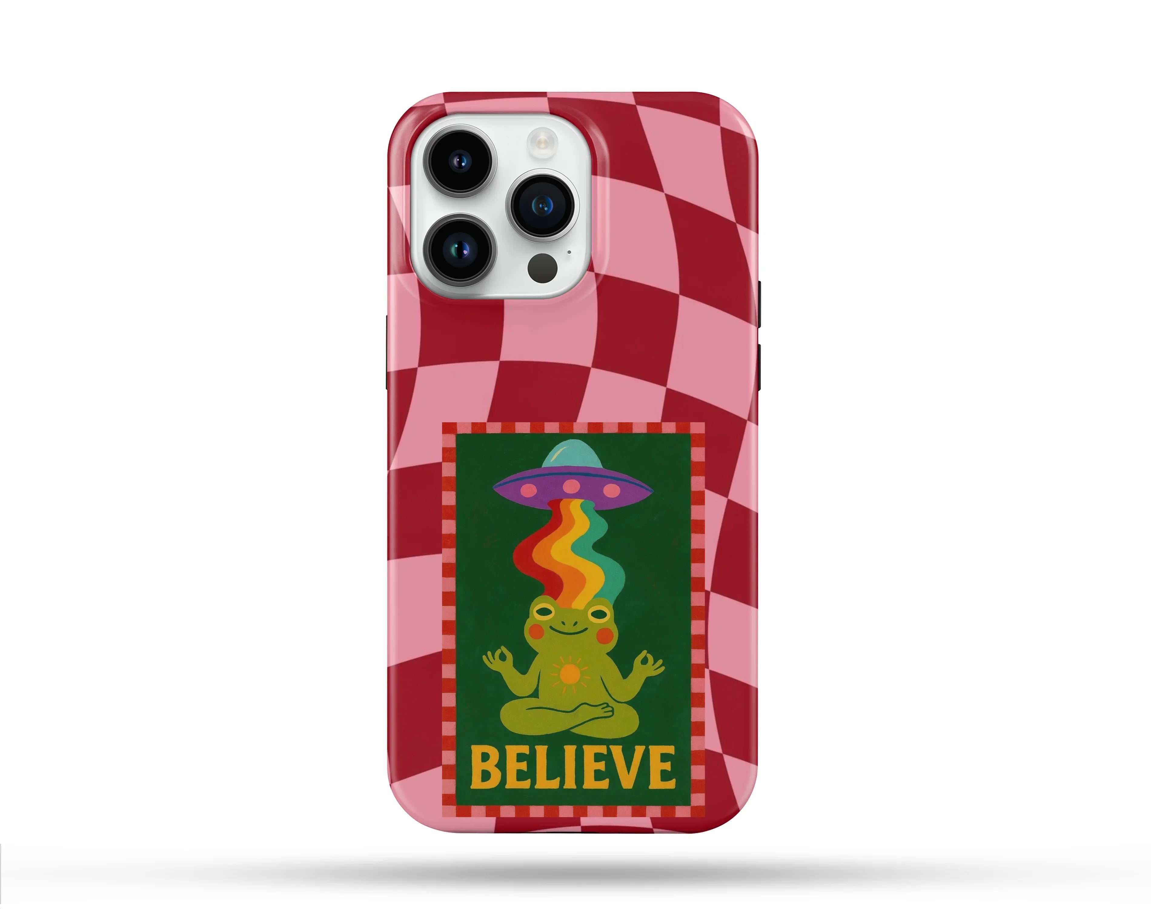 Believe Desenli İçi Kadifeli Telefon Kılıfı N18