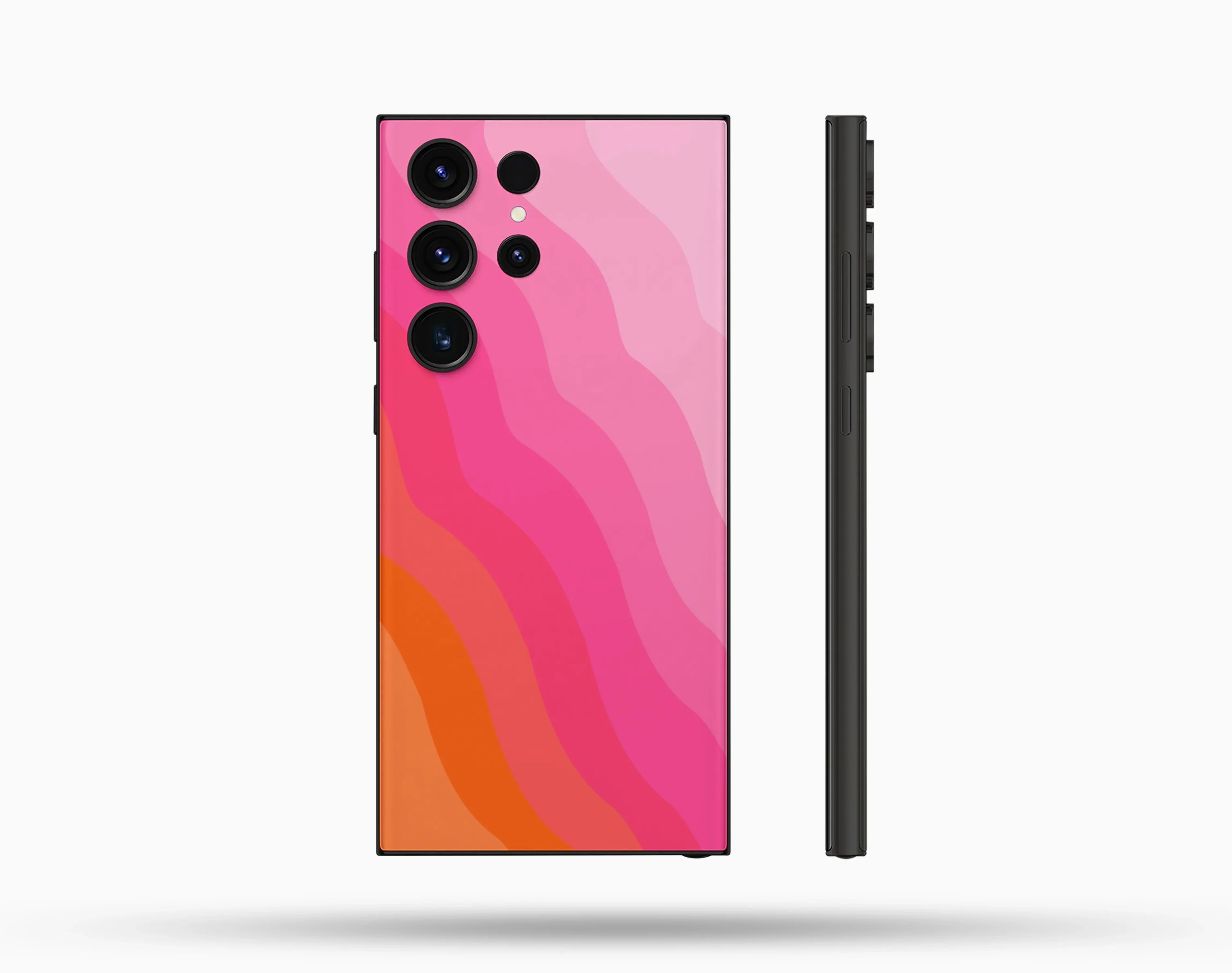 Mixed Colors Desenli İçi Kadifeli Telefon Kılıfı N53