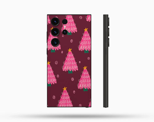 Christmas Tree Desenli İçi Kadifeli Telefon Kılıfı N57