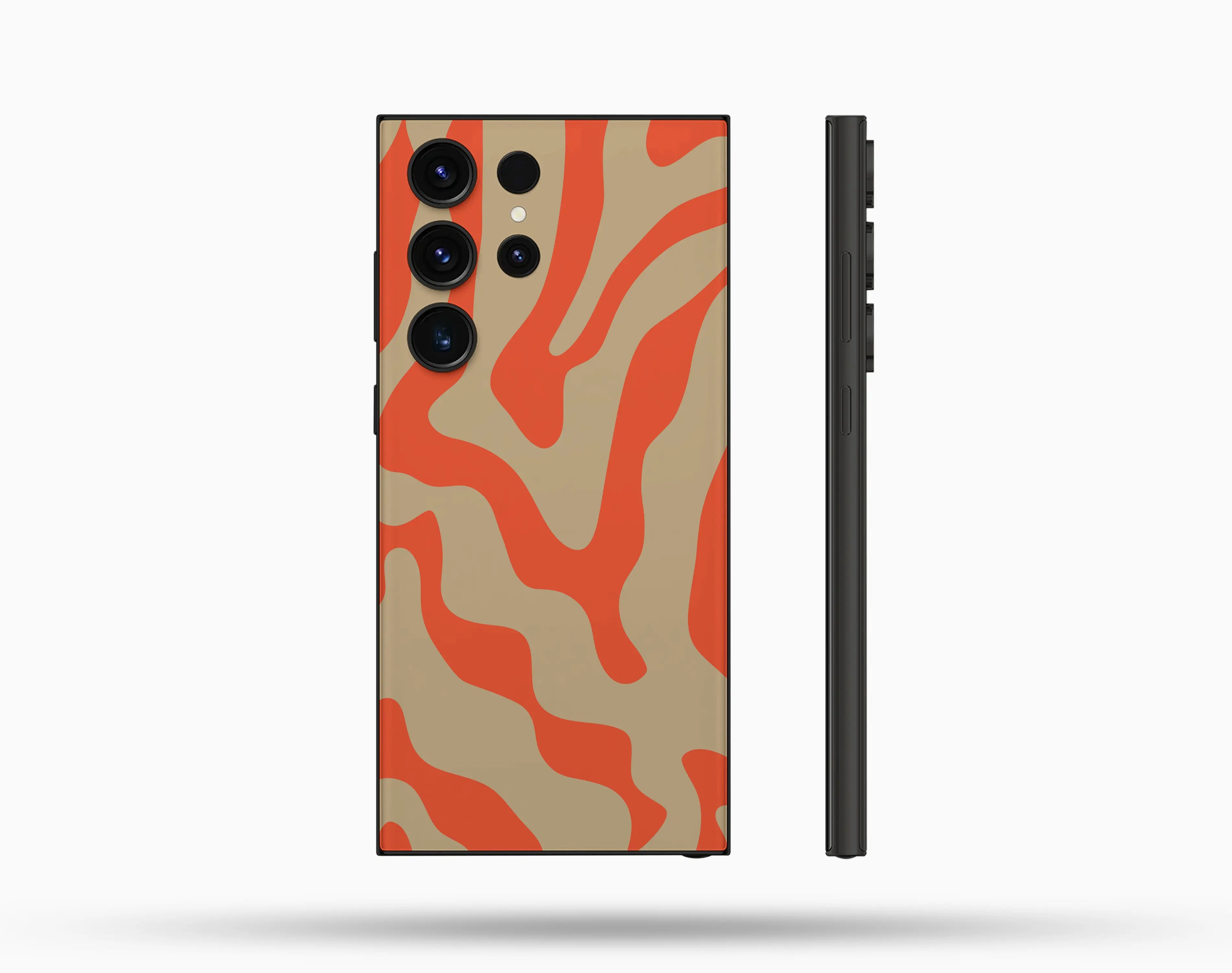 Mixed Desenli İçi Kadifeli Telefon Kılıfı N5