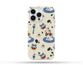 Dalmatian Dog & Cherry Desenli İçi Kadifeli Telefon Kılıfı N80