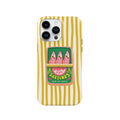 Sarı Sardines Desenli İçi Kadifeli Telefon Kılıfı YZ101