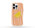 Turuncu Limon Desenli İçi Kadifeli Telefon Kılıfı YZ73