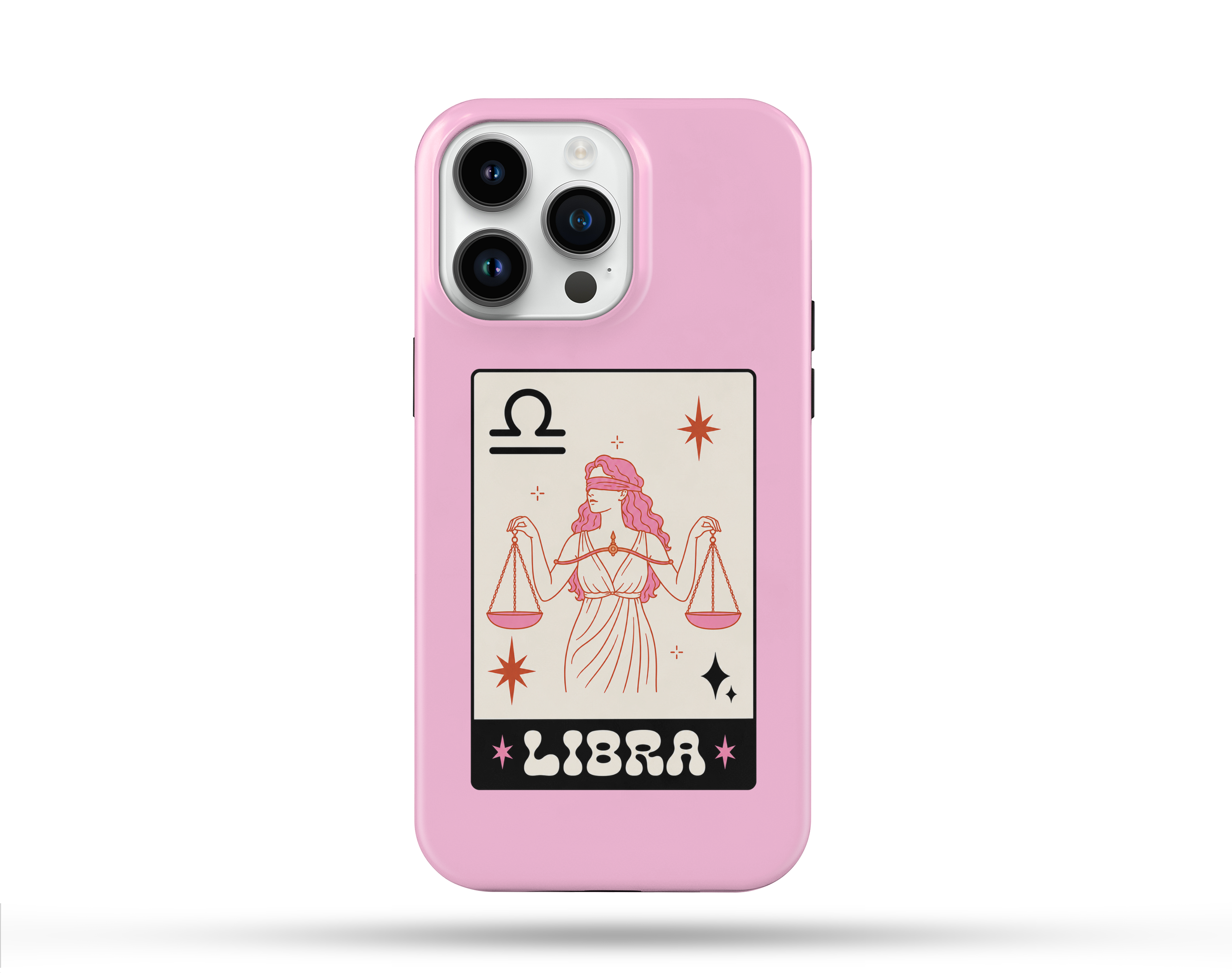 Terazi Burcu Desenli İçi Kadifeli Telefon Kılıfı B10