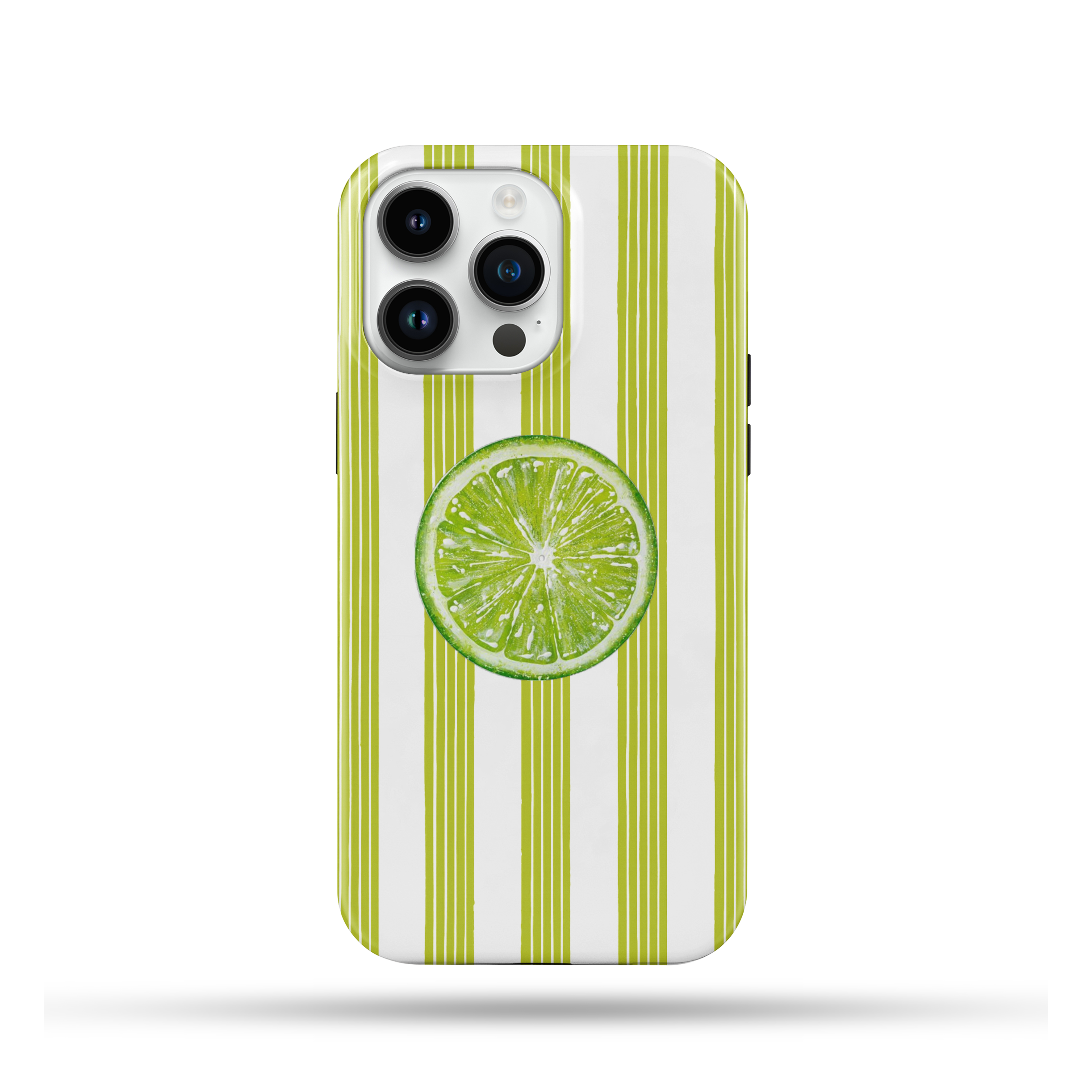 Yeşil Lime Desenli İçi Kadifeli Telefon Kılıfı YZ3