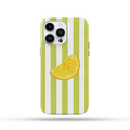 Yeşil Limon Desenli İçi Kadifeli Telefon Kılıfı YZ5