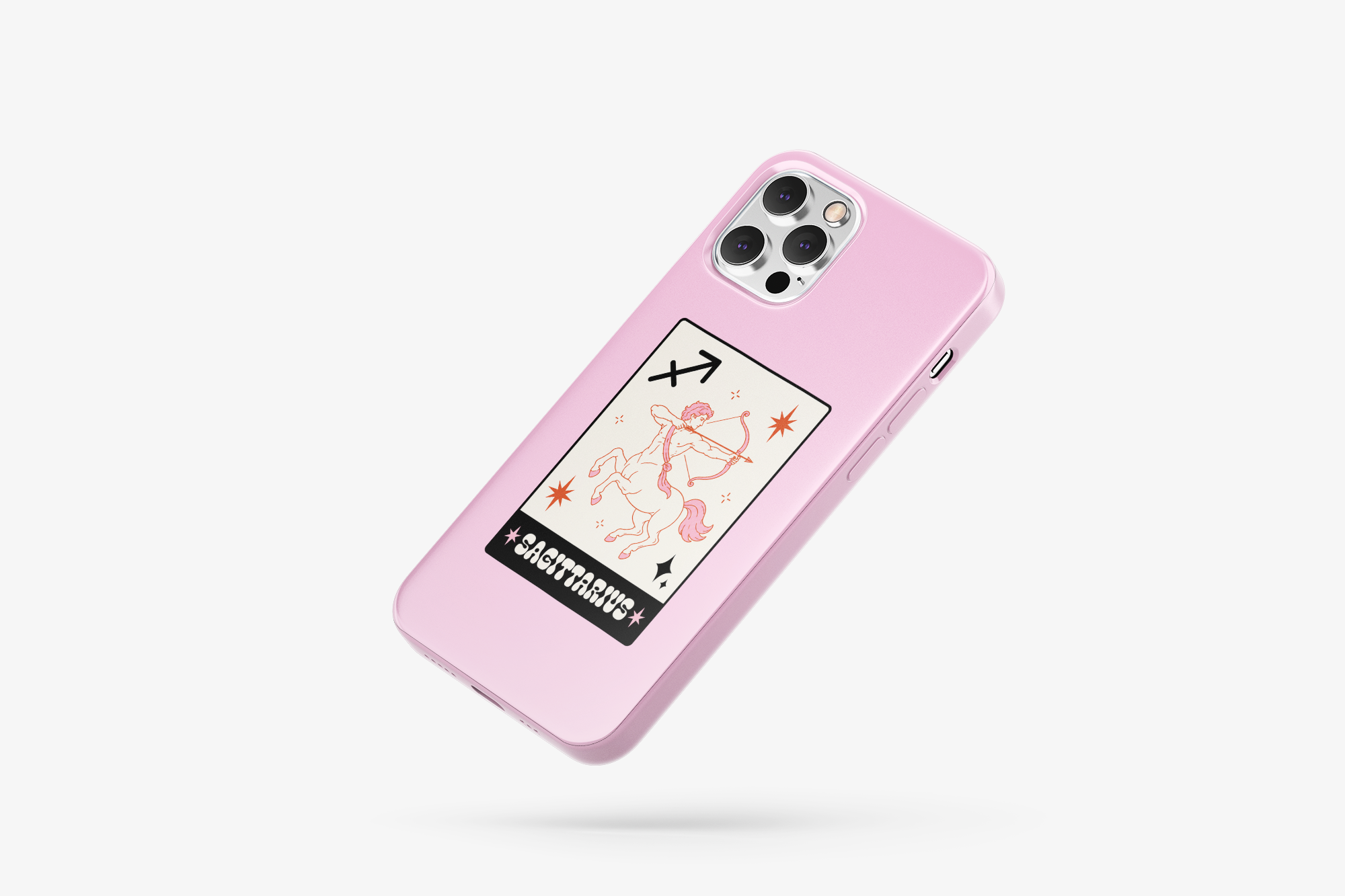 Yay Burcu Desenli İçi Kadifeli Telefon Kılıfı B11
